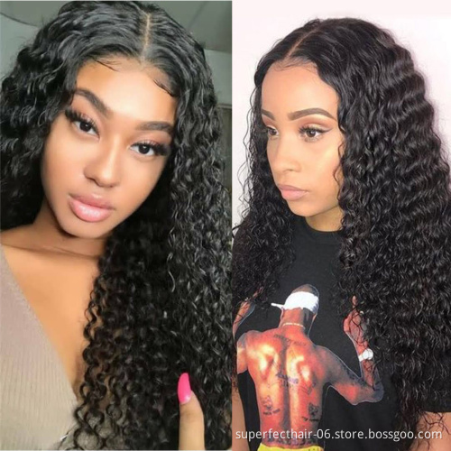 Hd full lace human hair wigs hd transparent swiss lace wig raw hair